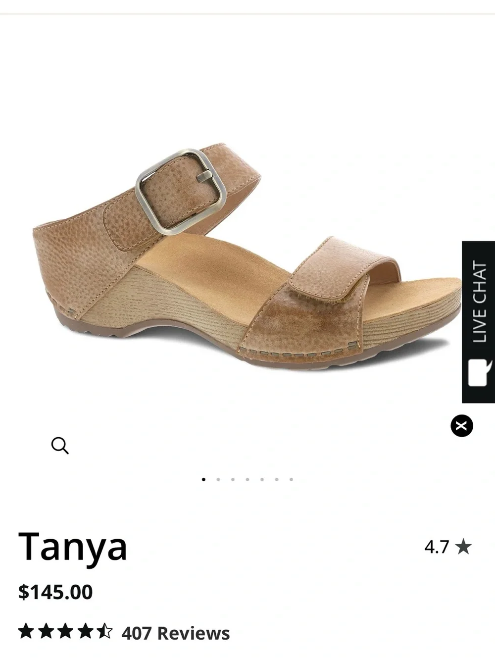 Dansko Tanya Leather Slide Sandals - Women’s 41